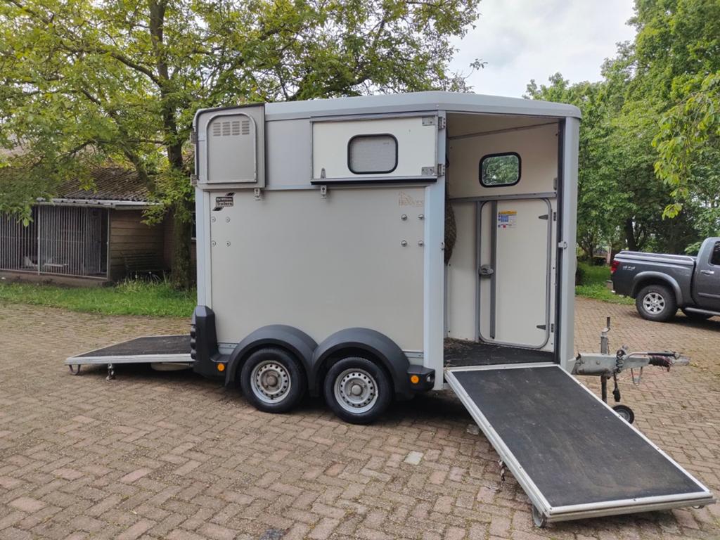 Mooie 1,5 paards Ifor Williams paardentrailer, Ophalen, Gebruikt, Aluminium