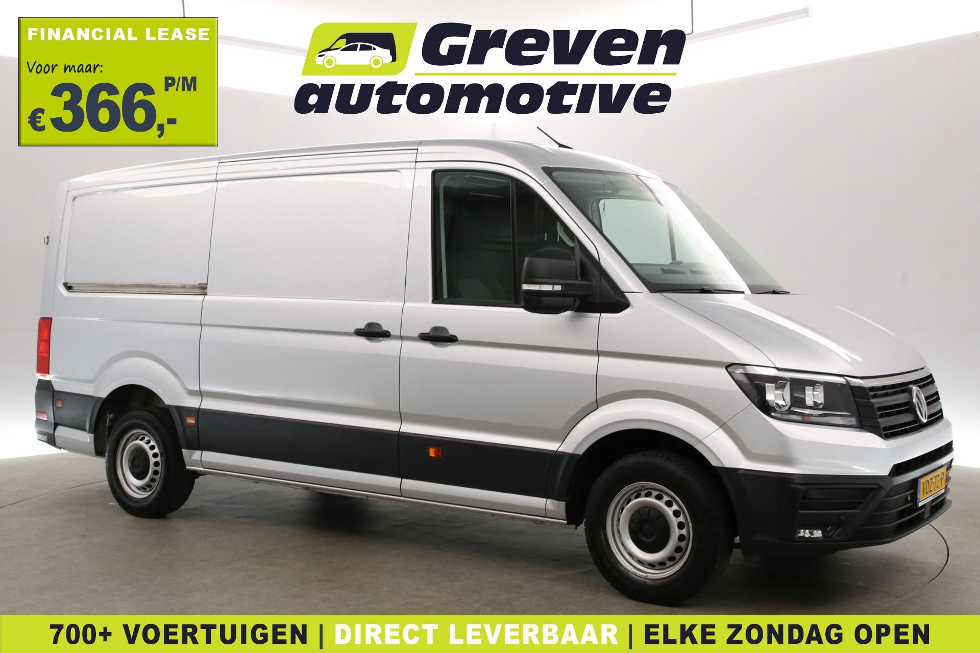 Volkswagen Crafter 2.0 TDI 140PK L3H2 | Airco | Cruise | Car, Auto's, Stof, Gebruikt, Euro 6, 4 cilinders