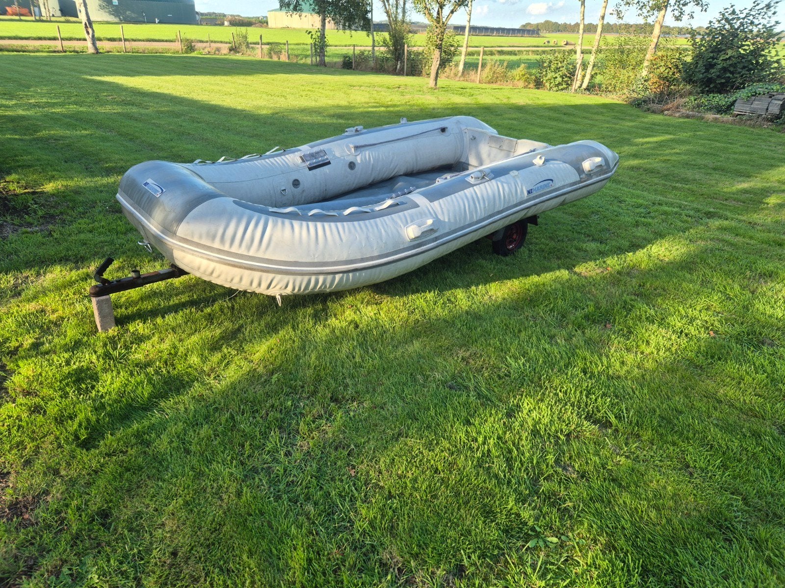 Nimarine rubberboot Rib met trailer,  opblaasbare boot, Ophalen, Gebruikt, Twee personen, Overige typen