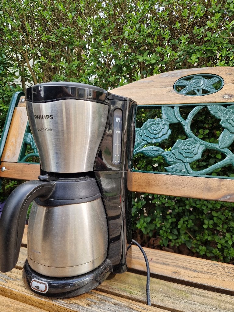 Philips Café Gaia koffiezetapparaat met thermoskan, Witgoed en Apparatuur, Koffiezetapparaten, Ophalen, Gebruikt, Koffiemachine