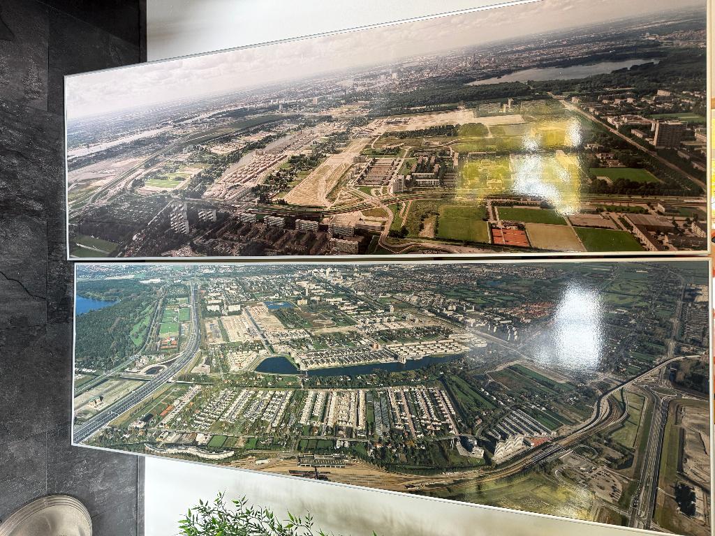 luchtfoto, Ophalen of Verzenden, 1960 tot 1980, Gelopen, Zuid-Holland