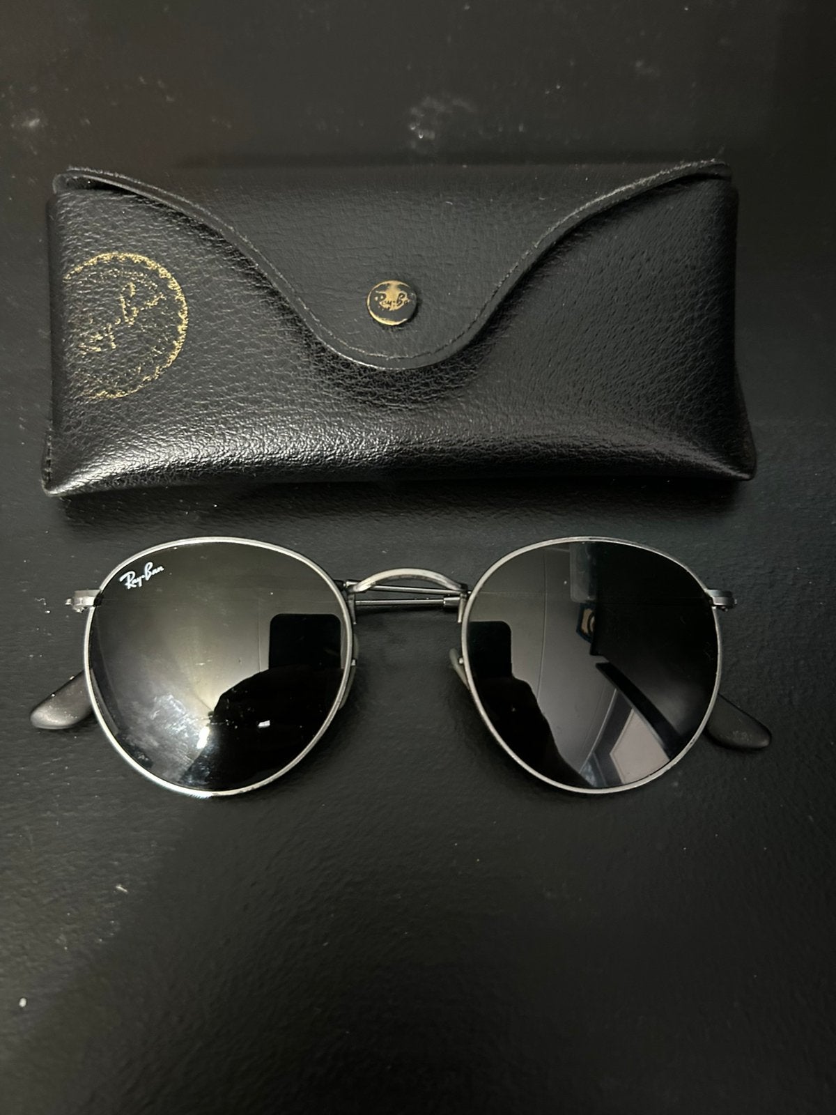 Ray-Ban RB3447 Round Metal, Zonnebril, Ophalen of Verzenden, Zo goed als nieuw, Ray-Ban