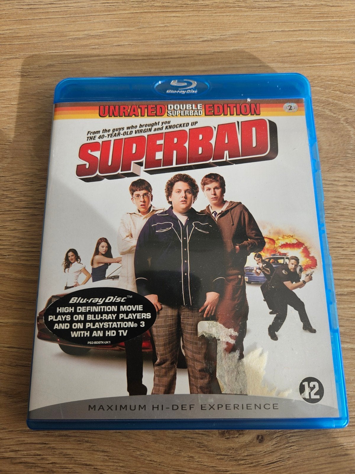 Superbad - Unrated Double Edition Blu-ray, Gebruikt, Nederlands, Film, Ophalen of Verzenden