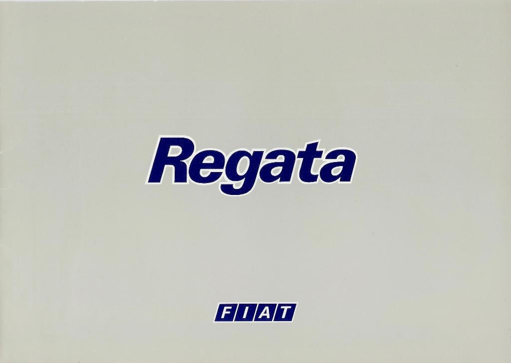 Fiat Regata folder 1986, Nieuw, Ophalen of Verzenden, Overige merken, Fiat