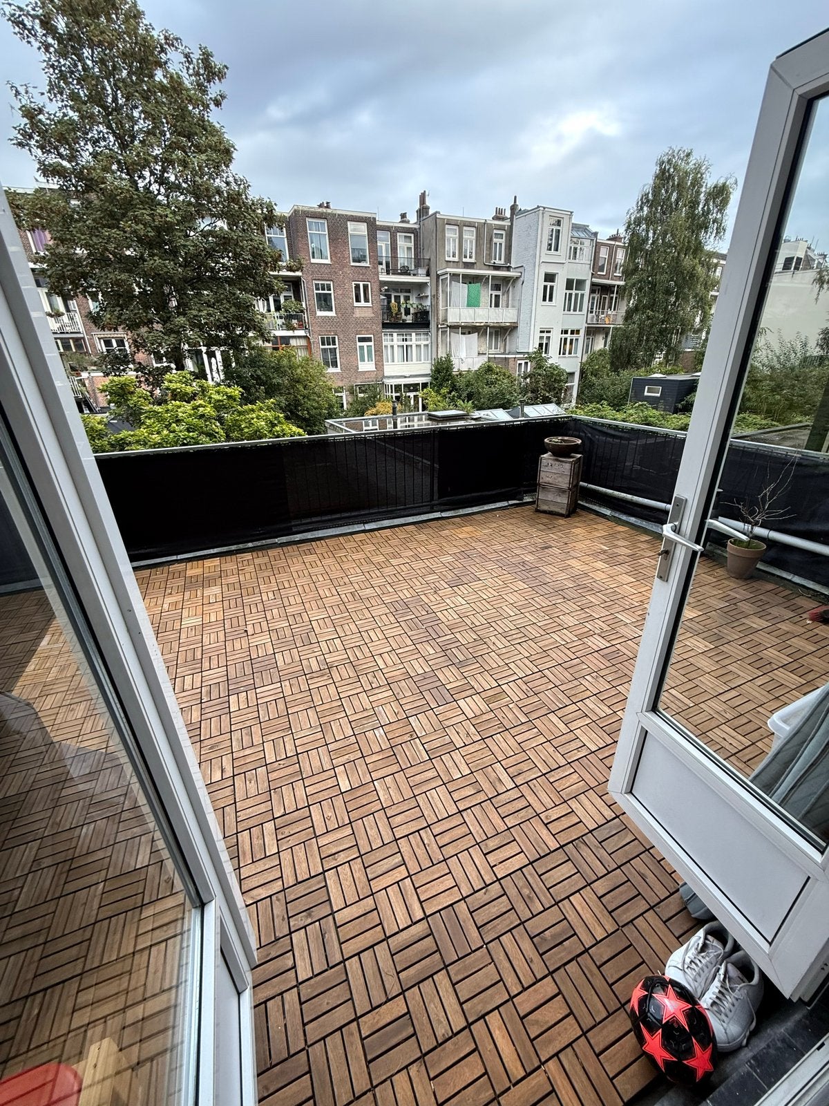 Ikea Runnen Vlondertegels 30x30 cm - 25 m², Tuin en Terras, Ophalen, Gebruikt, 10 m² of meer, Hout