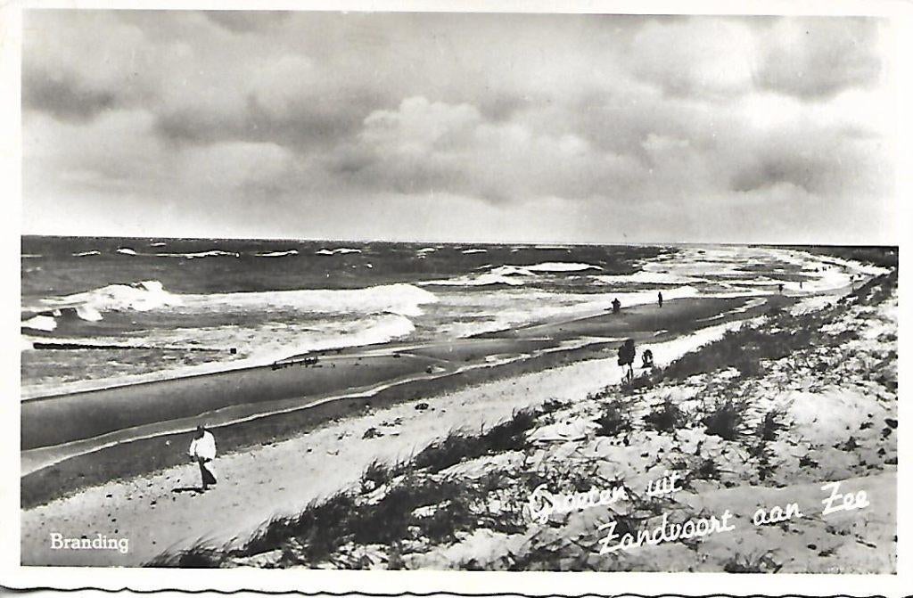 Zandvoort- -Branding., Verzenden, 1960 tot 1980, Gelopen, Noord-Holland