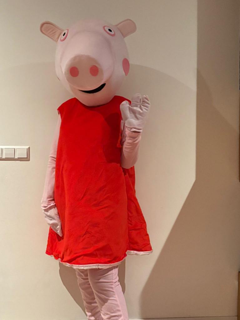 Peppa pig mascotte, Ophalen, Zo goed als nieuw, Verjaardag