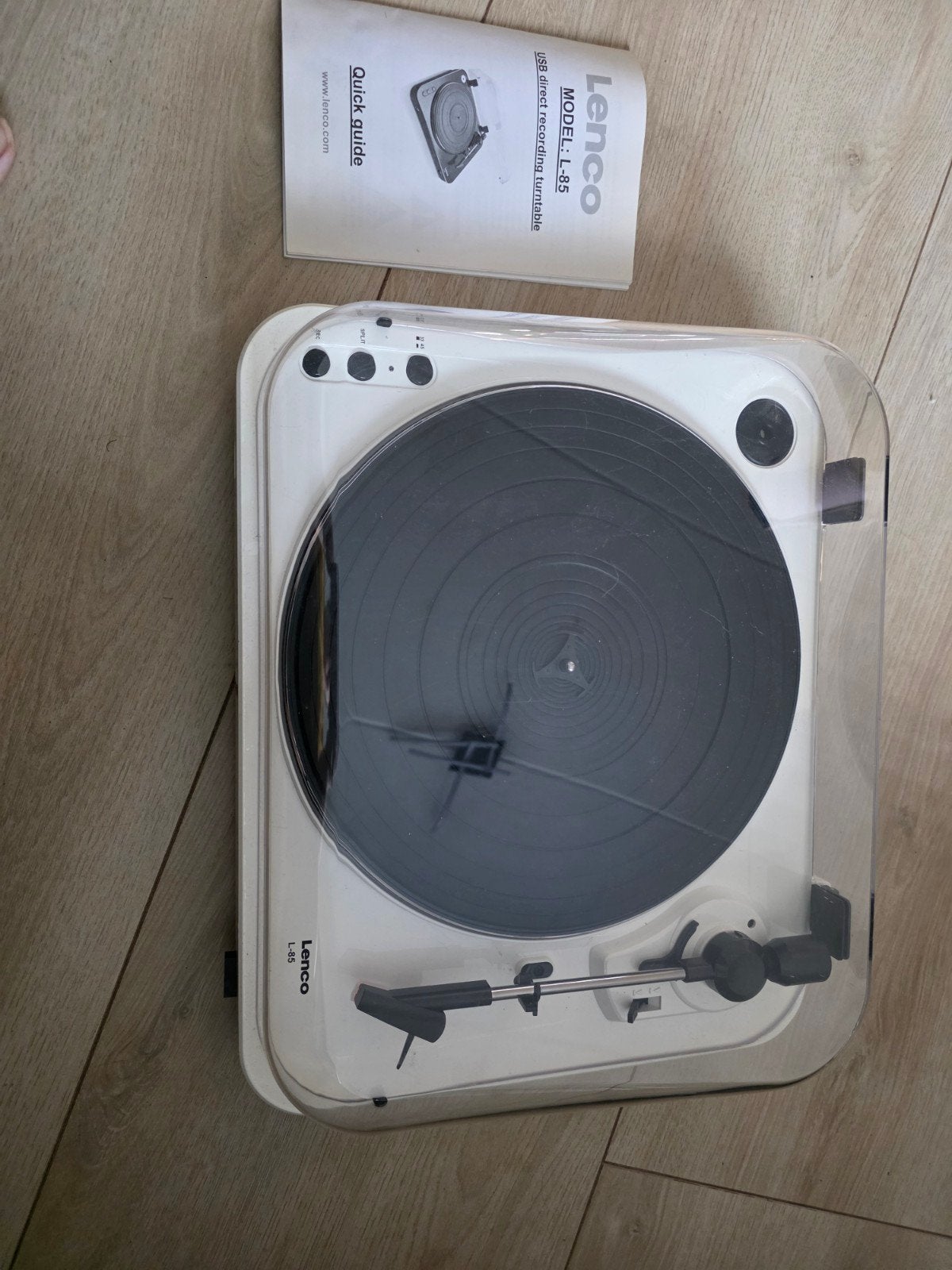 Lenco L-85 Platenspeler met USB-opnamefunctie, Audio, Tv en Foto, Ophalen of Verzenden, Zo goed als nieuw, Overige merken, USB-aansluiting