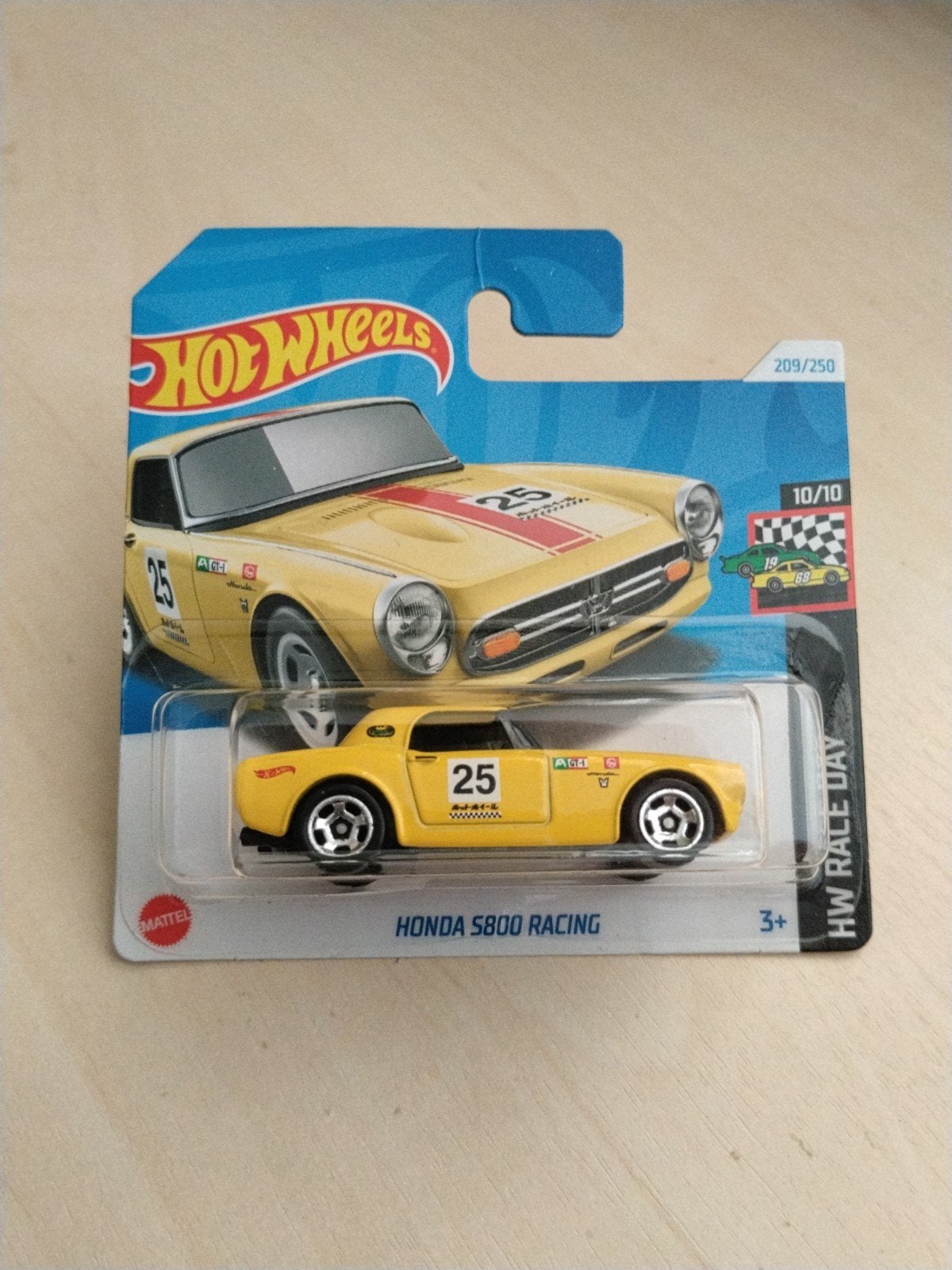 Hotwheels honda S800 racing hot wheels, Ophalen of Verzenden, Nieuw, Auto