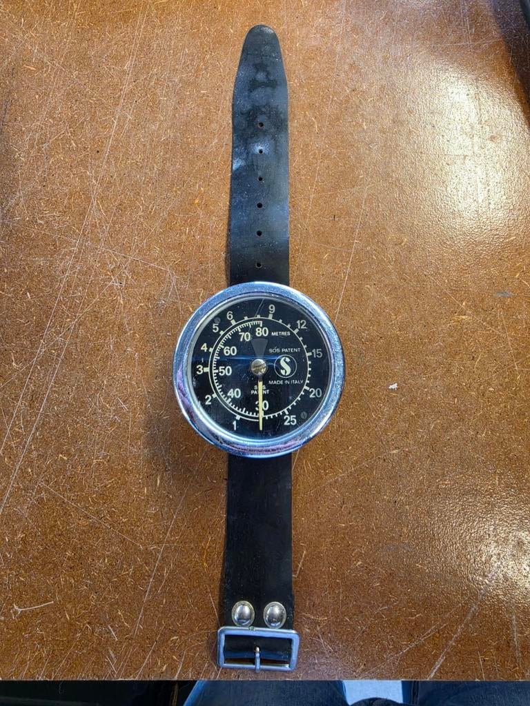 Vintage SOS Patent Duikdieptemeter Jaren '60-'80, Antiek en Kunst, Ophalen of Verzenden