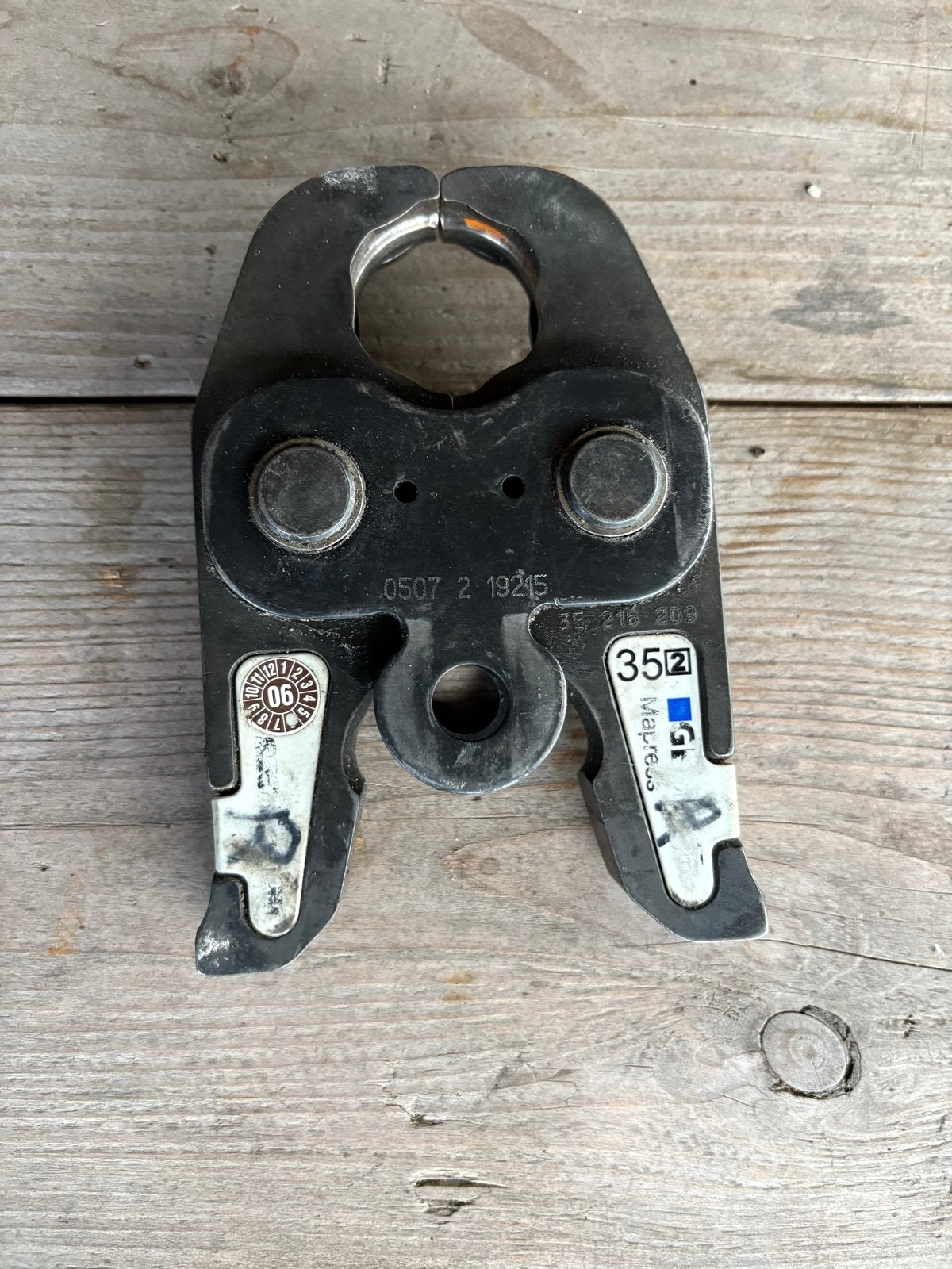 Ridgid Mapress 35mm persbek, Ophalen of Verzenden, Gebruikt, Overige typen, Ridgid