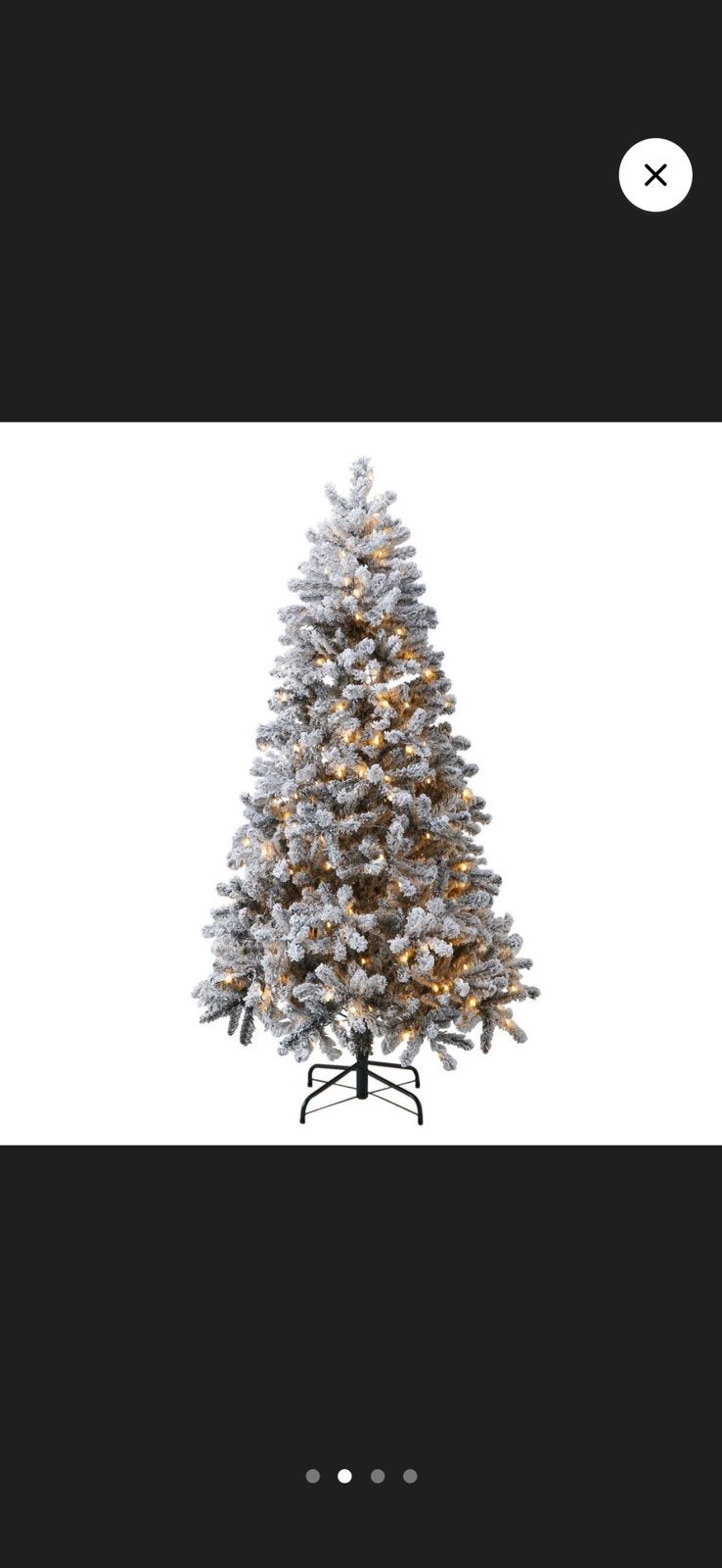 Kerstboom met verlichting, Diversen, Kerst, Ophalen, Zo goed als nieuw