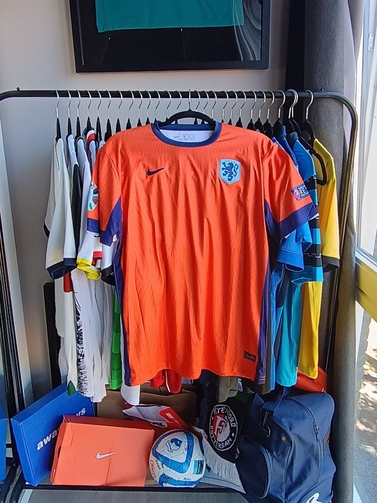 een mooi nederlands elftal voetbalshirt maat m, Maat M, Ophalen of Verzenden, Zo goed als nieuw, Shirt