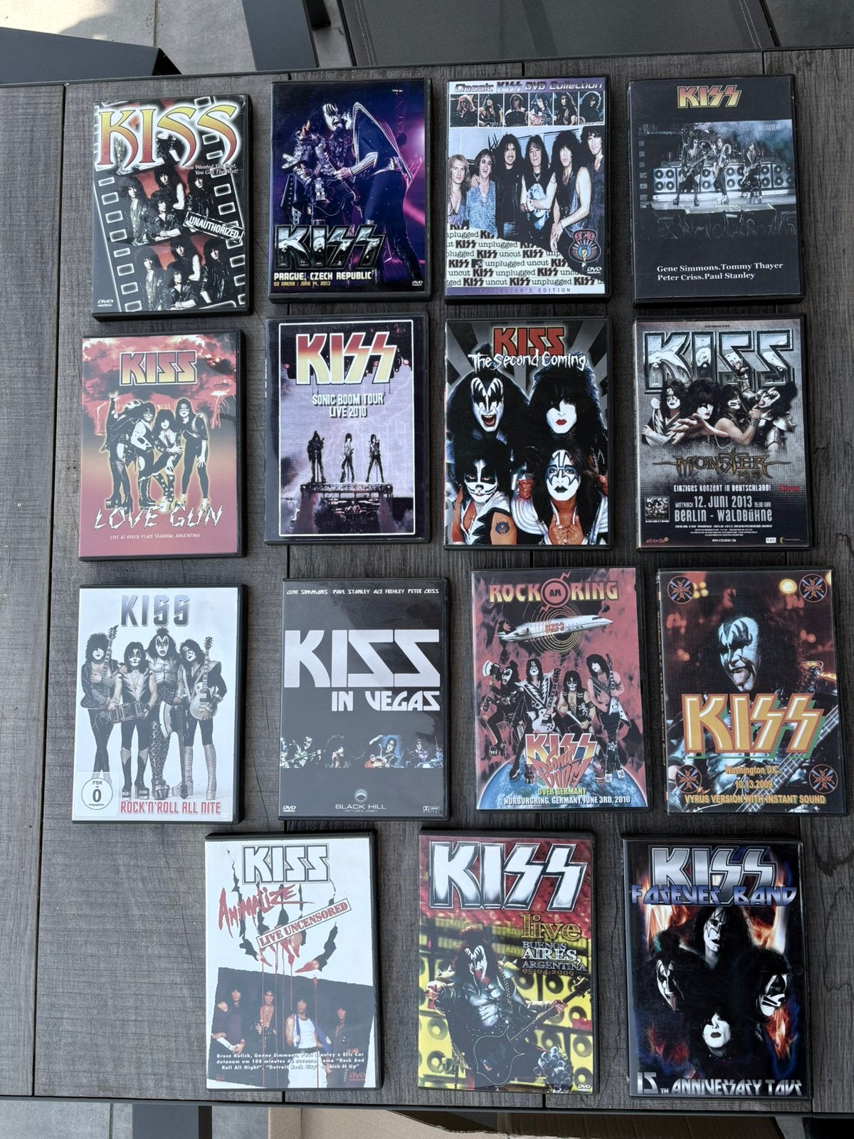 KISS DVD's Prijs op aanvraag, Cd's en Dvd's, Ophalen of Verzenden, Zo goed als nieuw