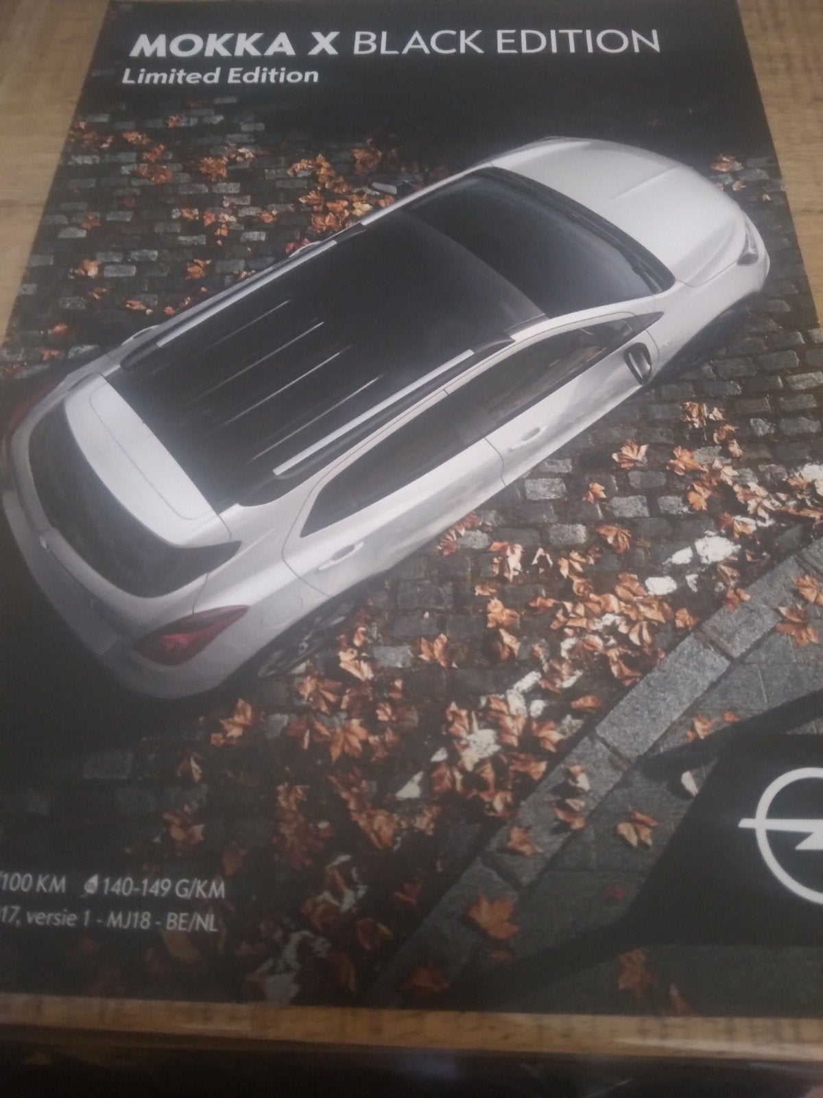 Opel Mokka X Black Edition 11 2017, Boeken, Ophalen of Verzenden, Zo goed als nieuw, Opel