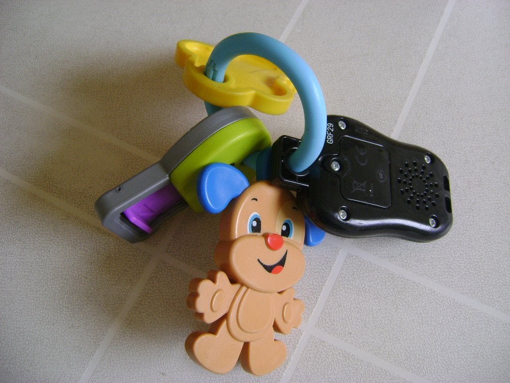 mattel sleutelbos met hond met licht en geluid en schuifje, Ophalen of Verzenden, Zo goed als nieuw, Overige typen, Met licht