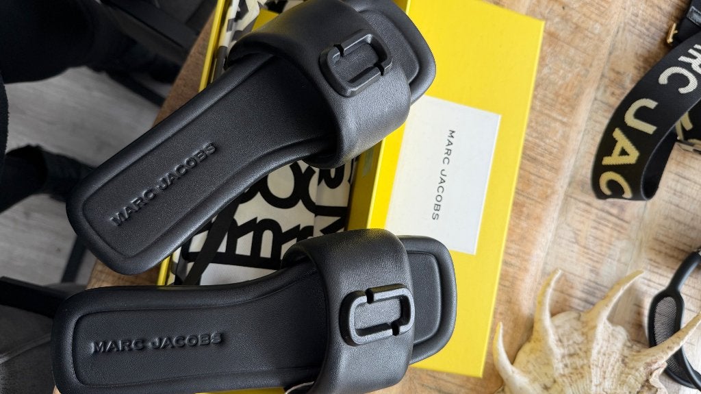 Marc jacobs sandalen 36 maat Nieuw !, Zwart, Nieuw, Sandalen of Muiltjes, Ophalen of Verzenden