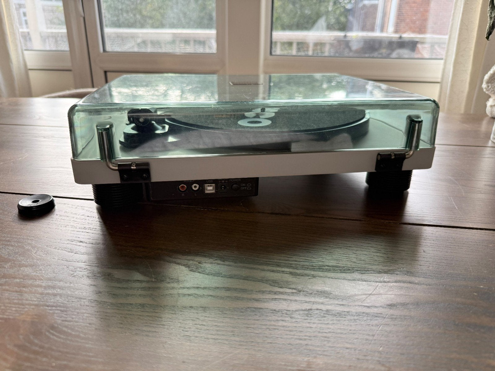 Foto 6 van Lenco LS-50GY Turntable with Built-in Speakers (Grey)