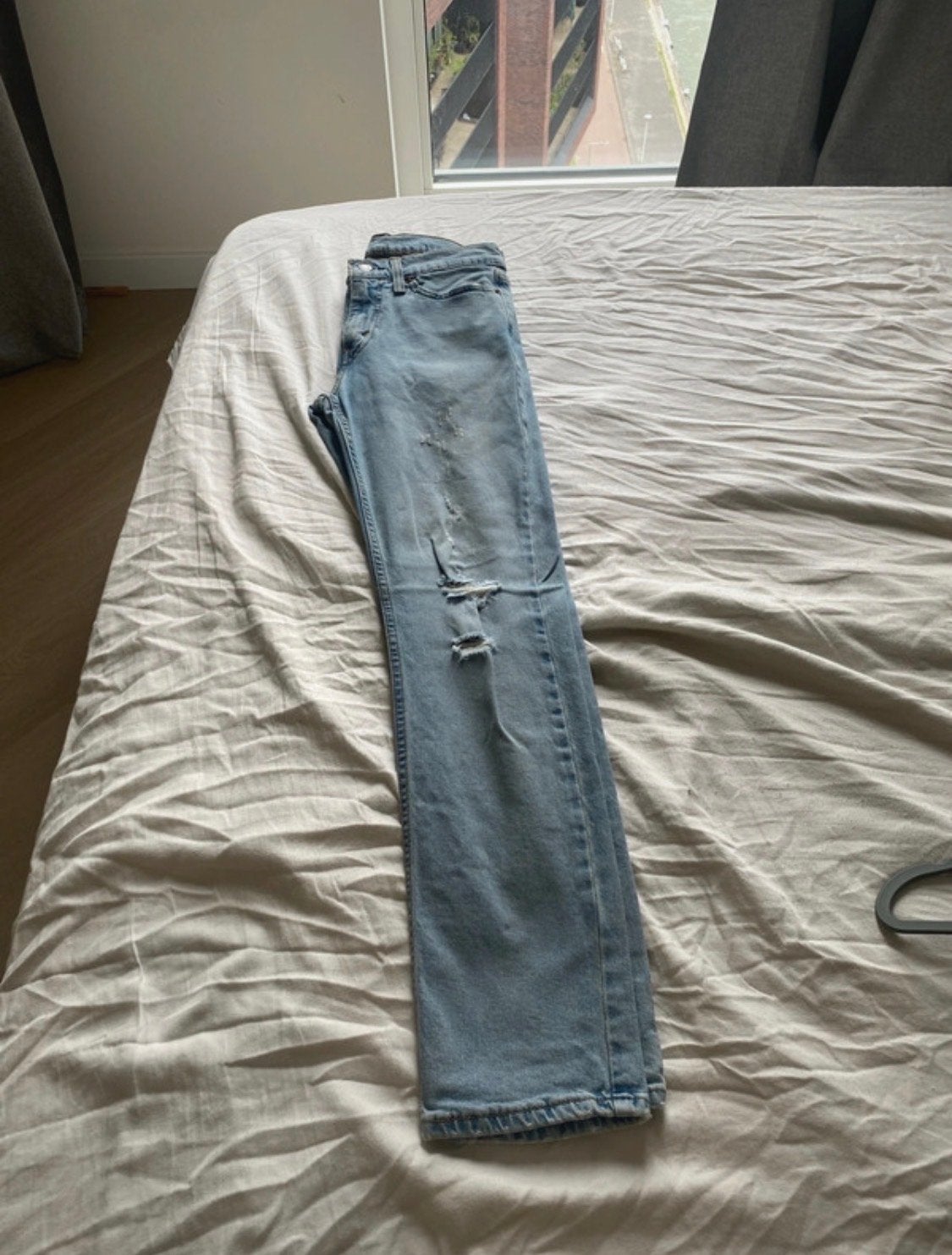 Levi's 511 Slim Fit Jeans, Kleding | Heren, Ophalen of Verzenden, Gedragen, Maat 46 (S) of kleiner, Blauw