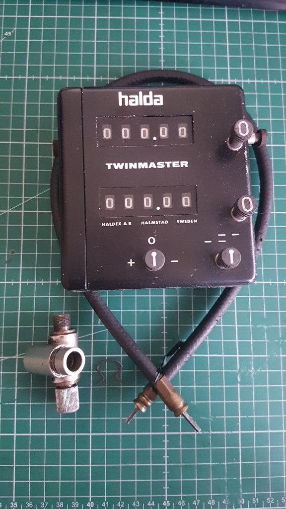 Halda Twinmaster, Verzenden, Gebruikt