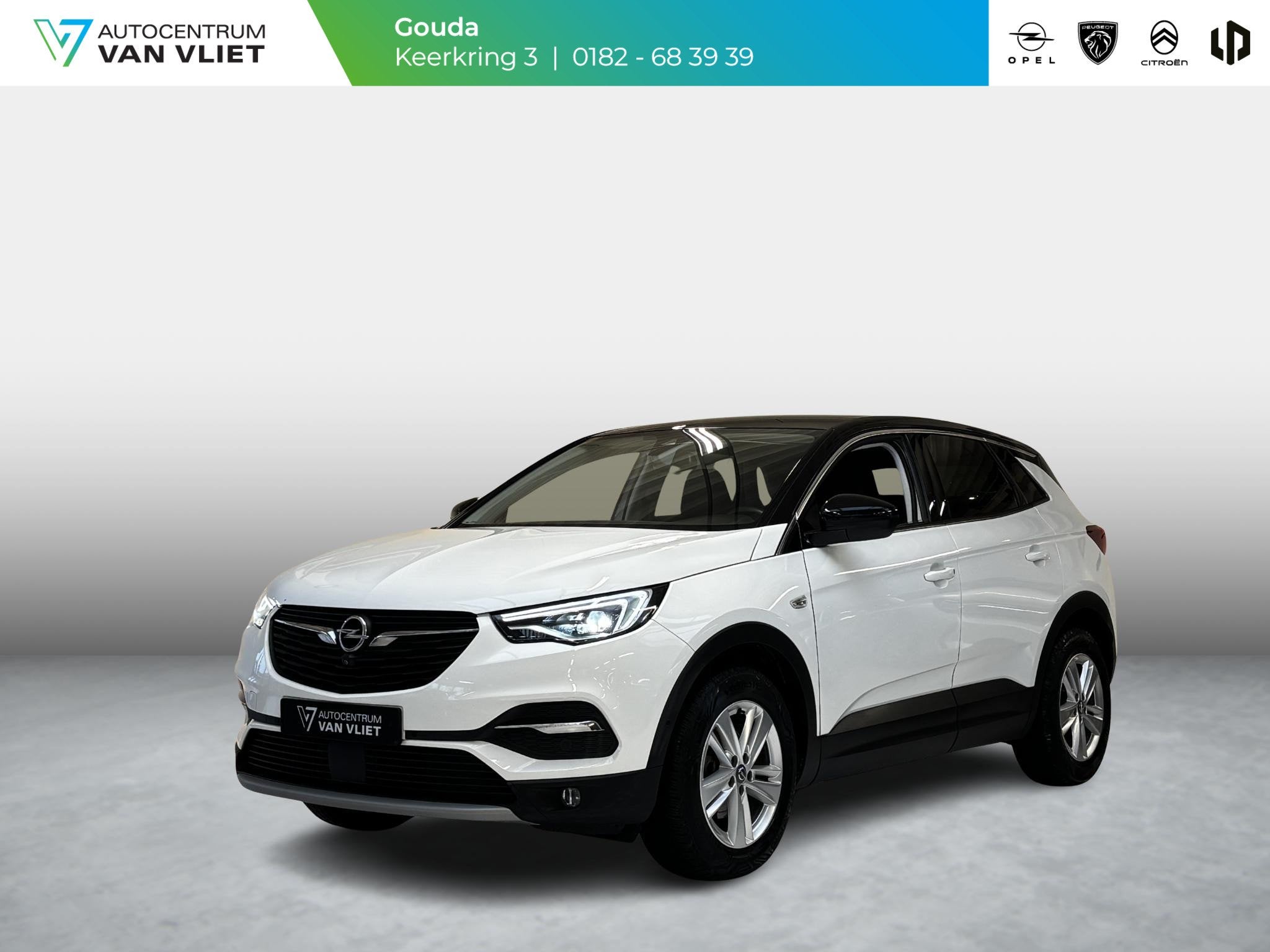 Opel Grandland X 1.2 Turbo Business Elegance | Trekhaak | Na, Auto's, Opel, 12 maanden, Gebruikt, 1199 cc, Leder en Stof