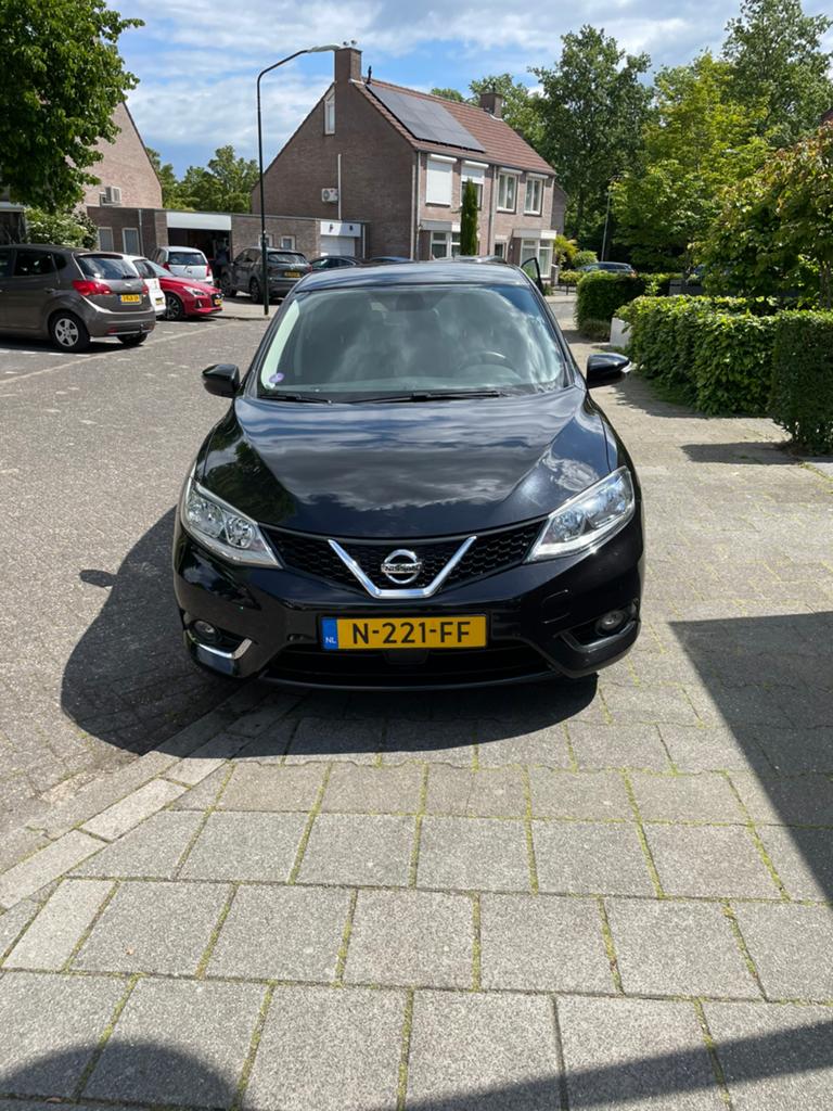 Nissan Pulsar 1.2 Dig-t 85KW 2017 Zwart, Auto's, Voorwielaandrijving, Zwart, 4 cilinders, 1165 kg