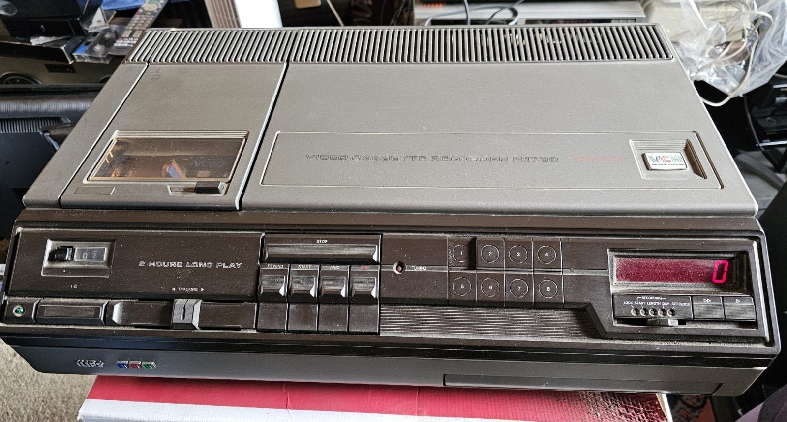 Philips N1700 VCR Recorder - Vintage Video Cassette Recorder, Ophalen of Verzenden
