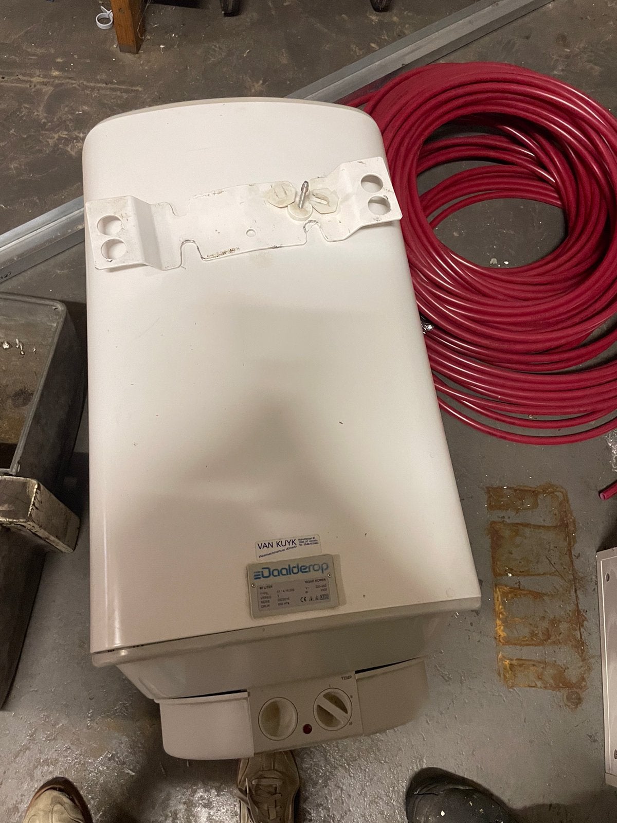 Daalderop 80 liter boiler, Ophalen, Gebruikt, 20 tot 100 liter, Boiler