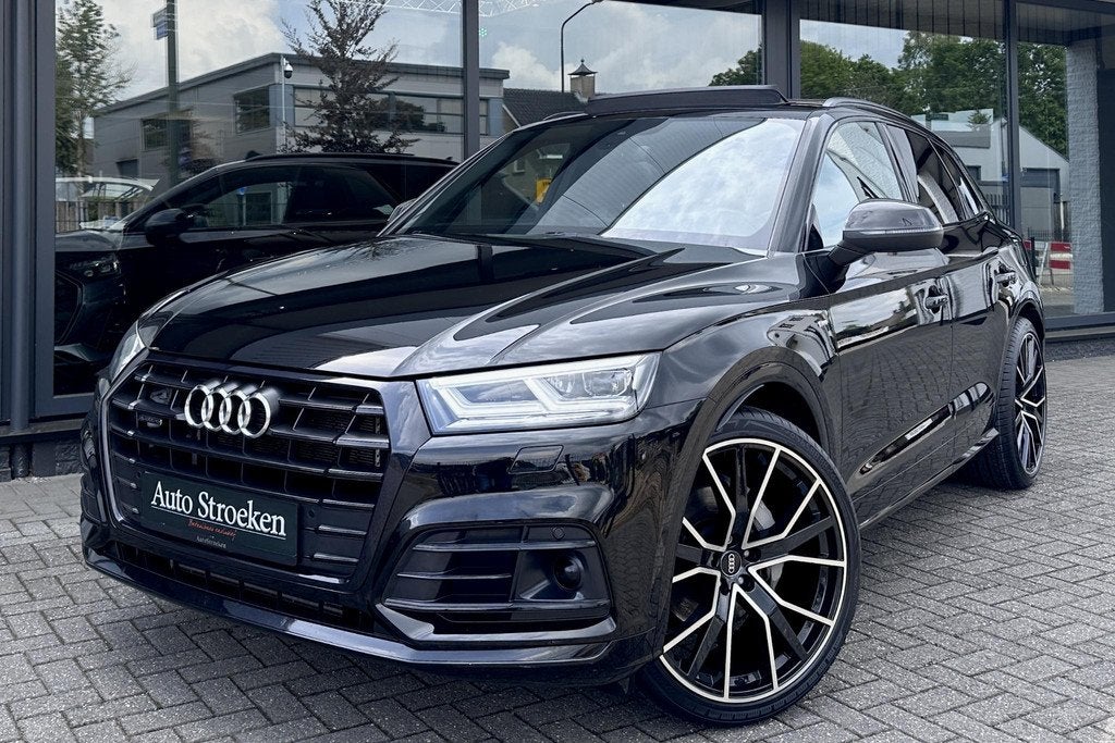 Audi Q5 55 TFSIe S-Line RS Leder Panorama Lucht Matrix B&O, Auto's, Audi, Automaat, 14 kWh, Gebruikt, 4 cilinders