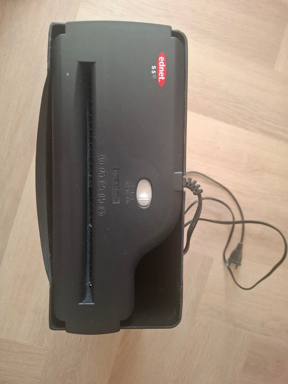 Te koop papierversnipperaar Ednet s5, Ophalen of Verzenden, Gebruikt
