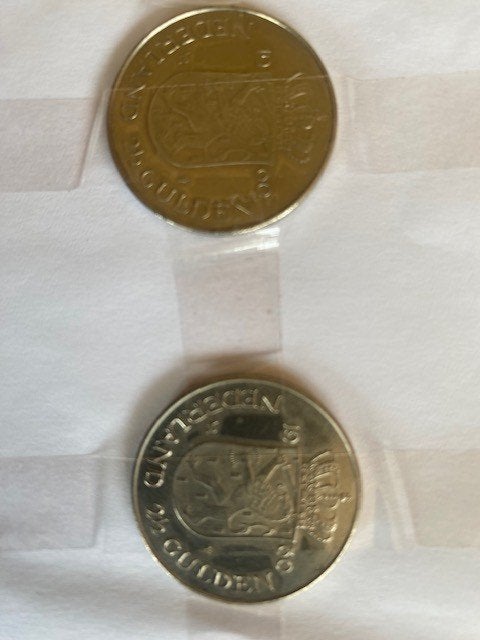 zilveren 2,5 gulden uit 1960, Ophalen of Verzenden, Koningin Juliana, 1 gulden