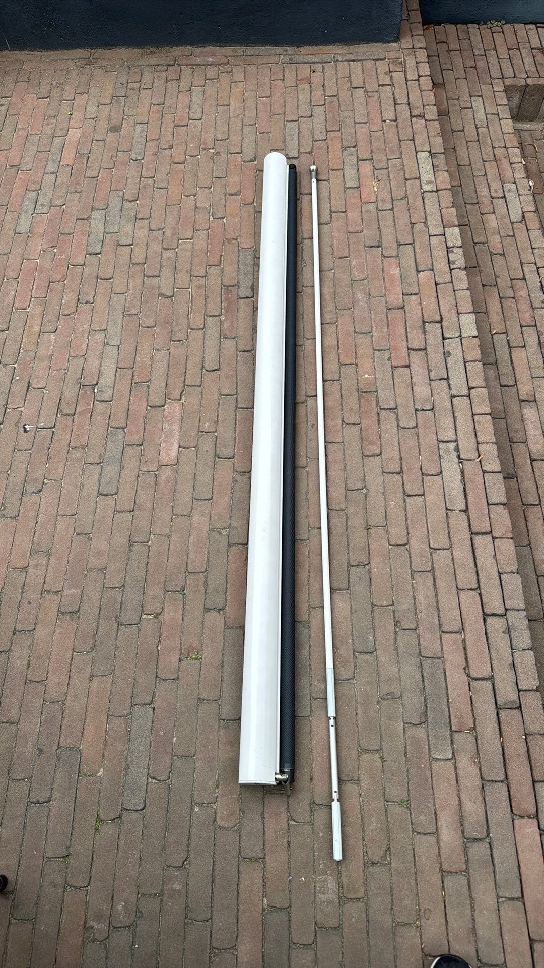 Zon screen voor binnen, zwart - 190 x 240 cm, 150 tot 300 cm, Ophalen, Gebruikt, Minder dan 250 cm