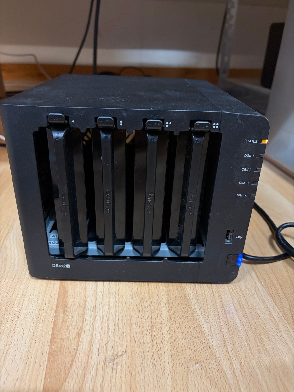 Synology DS412+ NAS - 4-bay opslagoplossing, Computers en Software, NAS, Ophalen of Verzenden, Gebruikt