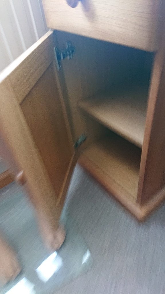 Eiken bureautje, Ophalen, Gebruikt