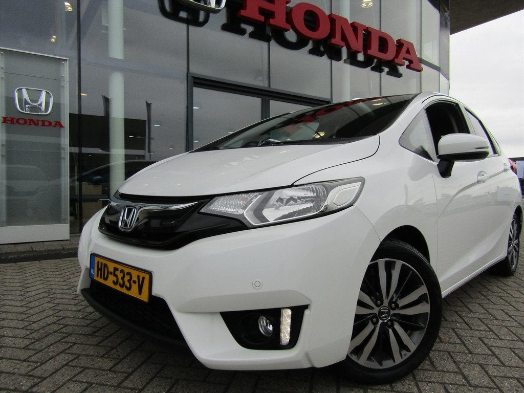 Honda Jazz 1.4 i-VTEC CVT 100pk Elegance , trekhaak, Auto's, Honda, Gebruikt, 4 cilinders, 1070 kg, Bedrijf