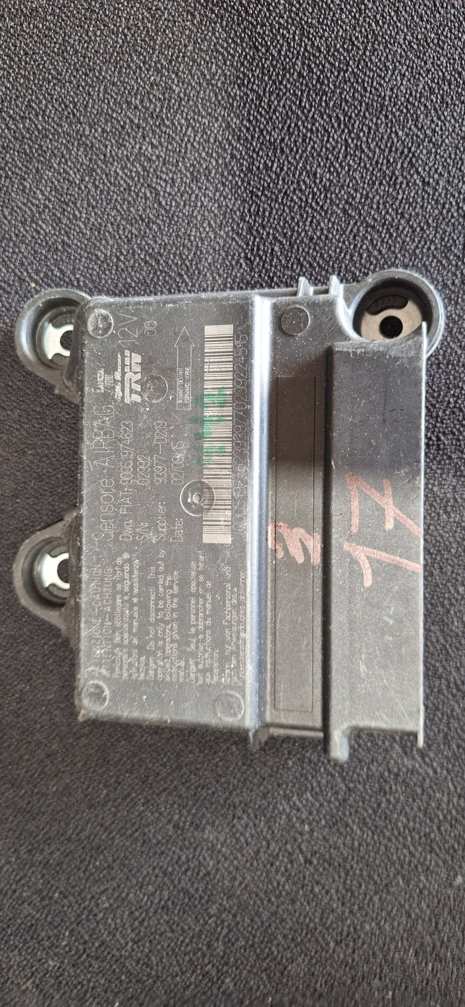 Originele Airbag Stuurmodule Computer Sensor Fiat Punto Mito, Gebruikt, -, -, Ophalen of Verzenden