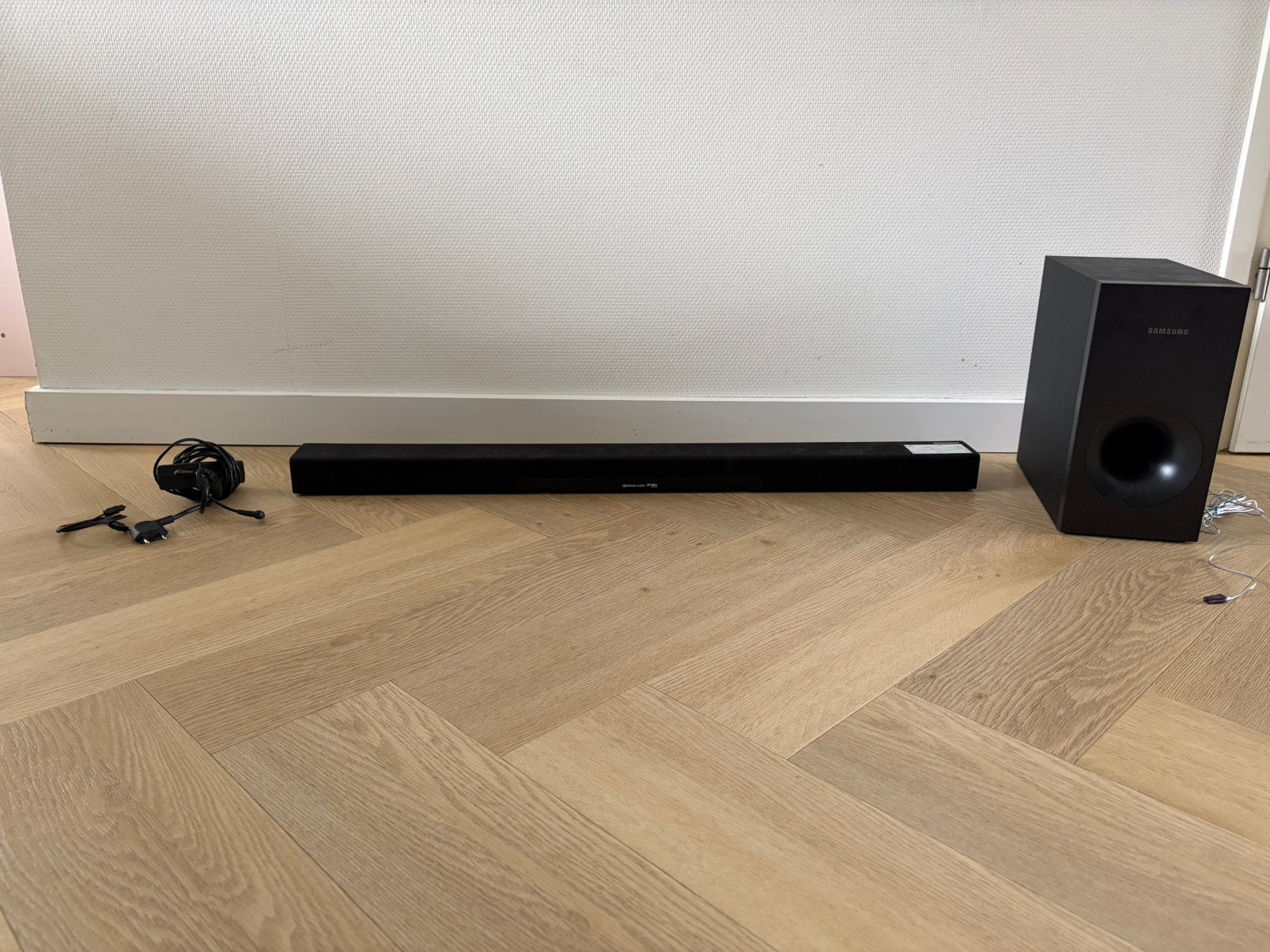 Samsung HW-K335 soundbar met subwoofer in goede staat, Ophalen, Bluetooth, Zo goed als nieuw
