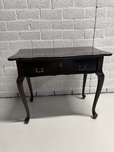 Elegant Queen Anne Revival wand of haltafeltje, Huis en Inrichting, Minder dan 55 cm, Ophalen of Verzenden, Zo goed als nieuw