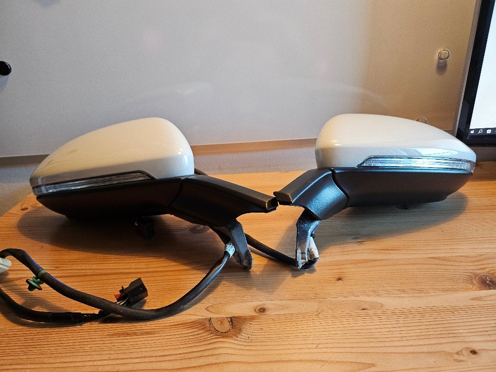 Originele spiegels WIT of ZWART Volkswagen Golf 7 en/of 7.5, Ophalen of Verzenden, Gebruikt, Volkswagen