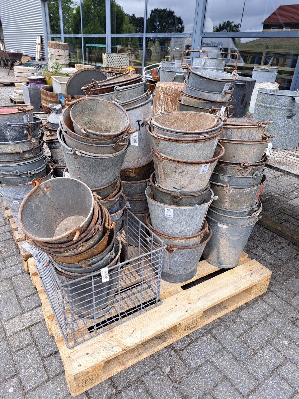 Diverse Zinken Emmer en Gieter Collectie, Ophalen