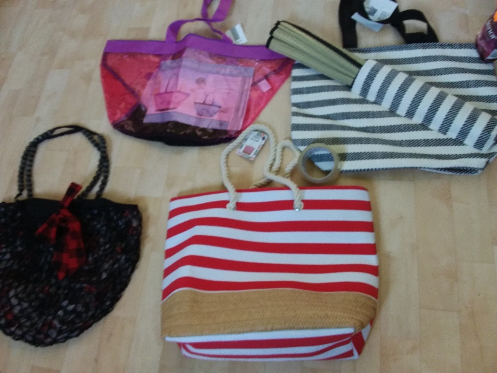 Nieuwe  strand tassen, Sieraden, Tassen en Uiterlijk, Tassen | Damestassen, Ophalen of Verzenden, Nieuw, Shopper