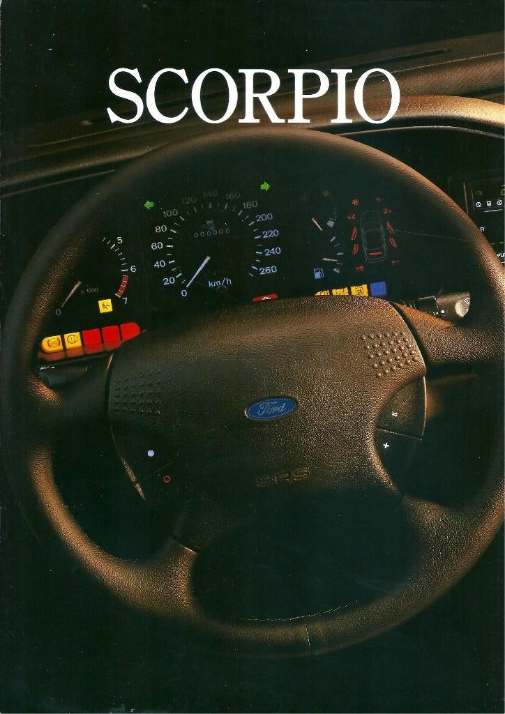Brochure Ford Scorpio 1993, Ophalen of Verzenden, Gelezen, Ford