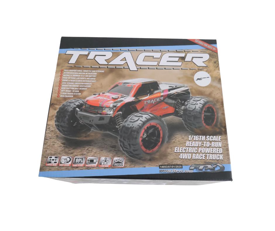 FTX TRACER 1/16 4WD MONSTER TRUCK RTR - BLUE, Hobby en Vrije tijd, Modelbouw | Radiografisch | Auto's, Ophalen of Verzenden, Nieuw
