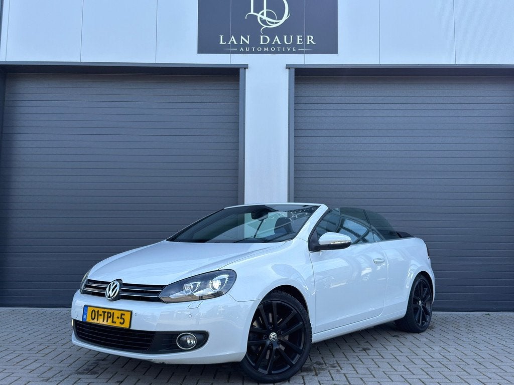 Volkswagen Golf Cabriolet 1.4 TSI / AUTOMAAT / PARELMOER WIT, Auto's, Volkswagen, Euro 5, Gebruikt, 4 cilinders, Cabriolet