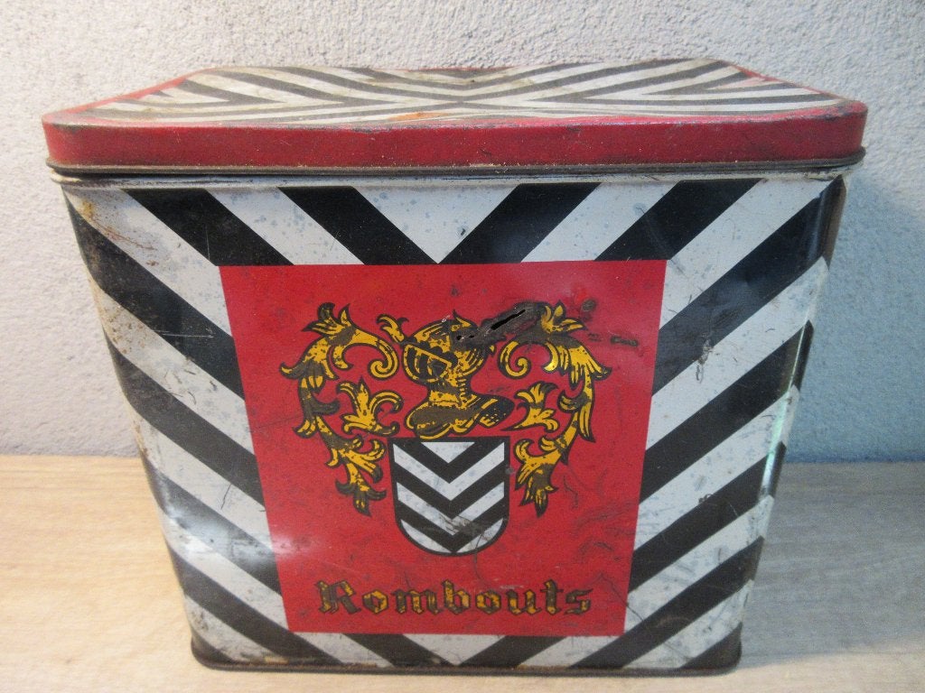 Vintage blik Rombouts koffie, Ophalen of Verzenden, Gebruikt, Koffie