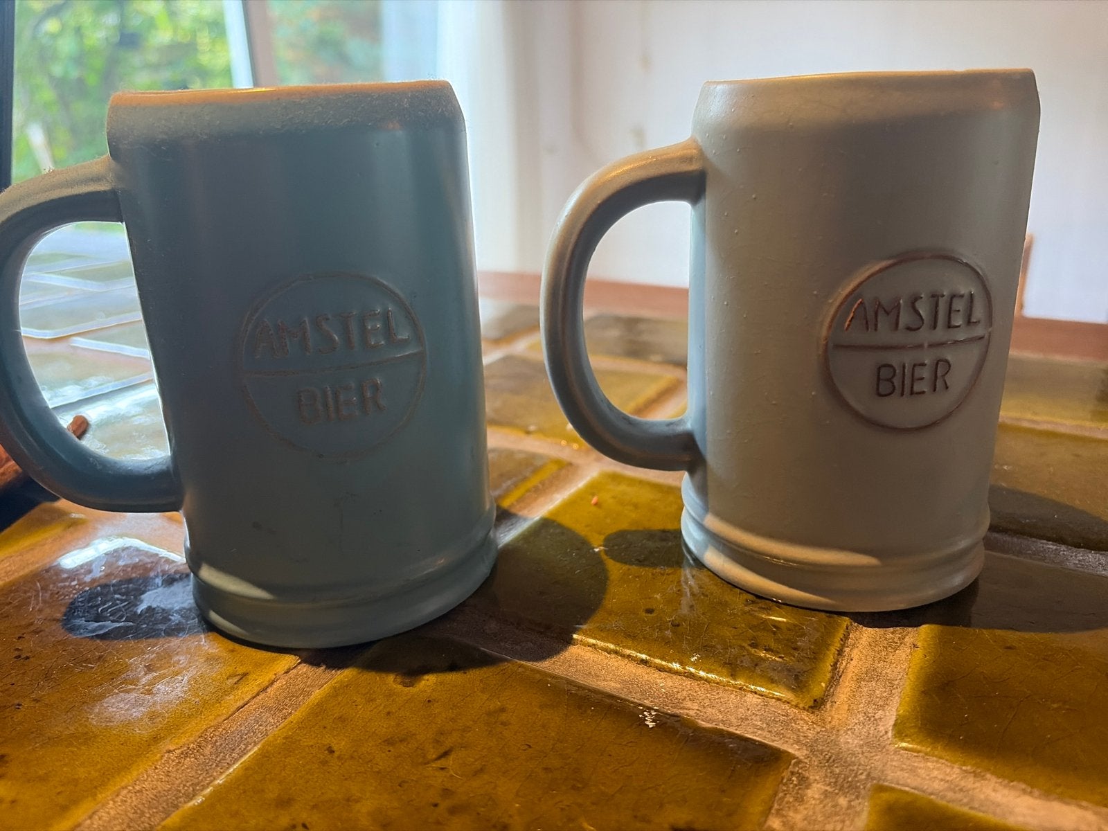 Set van 2 Amstel Bier pullen - Sphinx Ceramique Maastricht, Antiek en Kunst, Ophalen of Verzenden