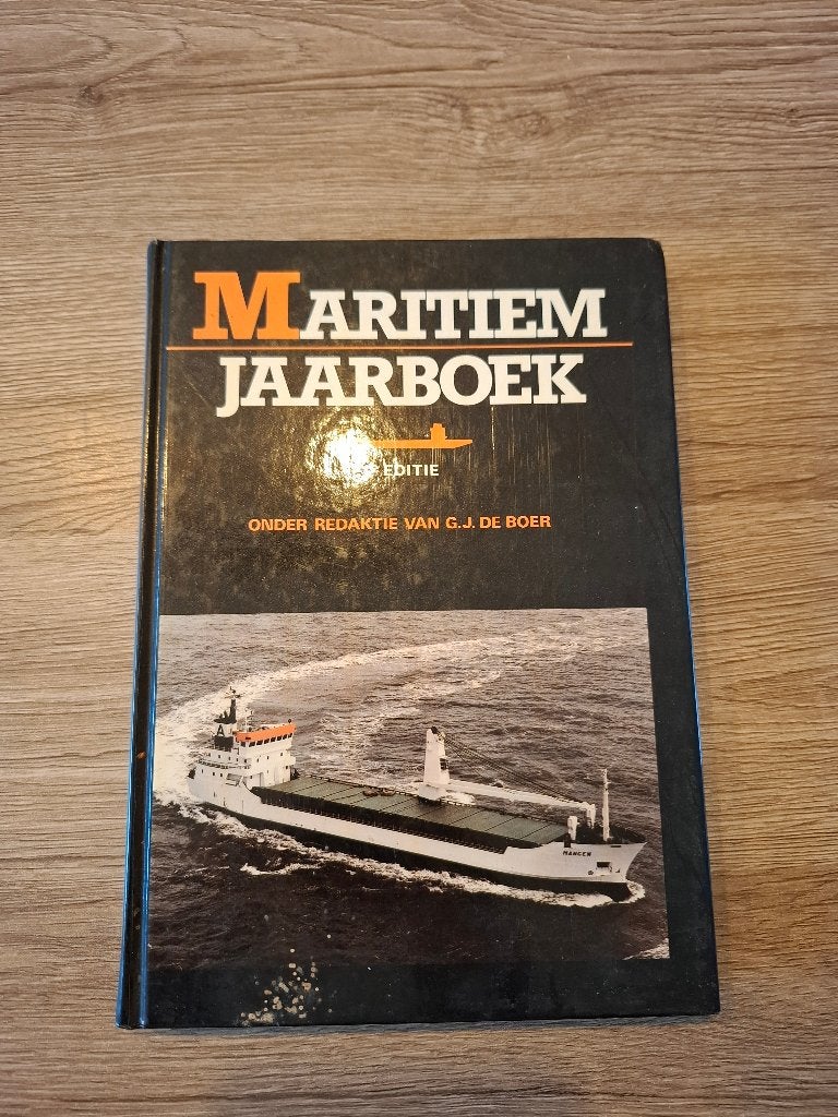 Maritiem Jaarboek - Onder Redactie van G.J. de Boer, Antiek en Kunst, Ophalen of Verzenden, G.J. de Boer