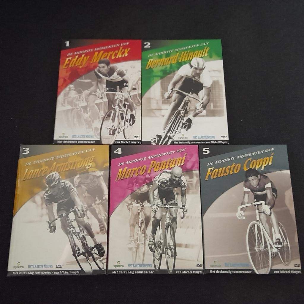 De Mooiste Momenten van Wielerlegendes - DVD Boxset, Cd's en Dvd's, Dvd's | Sport en Fitness, Voetbal, Gebruikt, Alle leeftijden