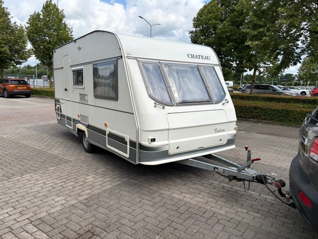Chateau Calista model 430C boiler/voortent/luifel/erker, Caravans en Kamperen, Caravans, Bedrijf, tot en met 4, 750 - 1000 kg