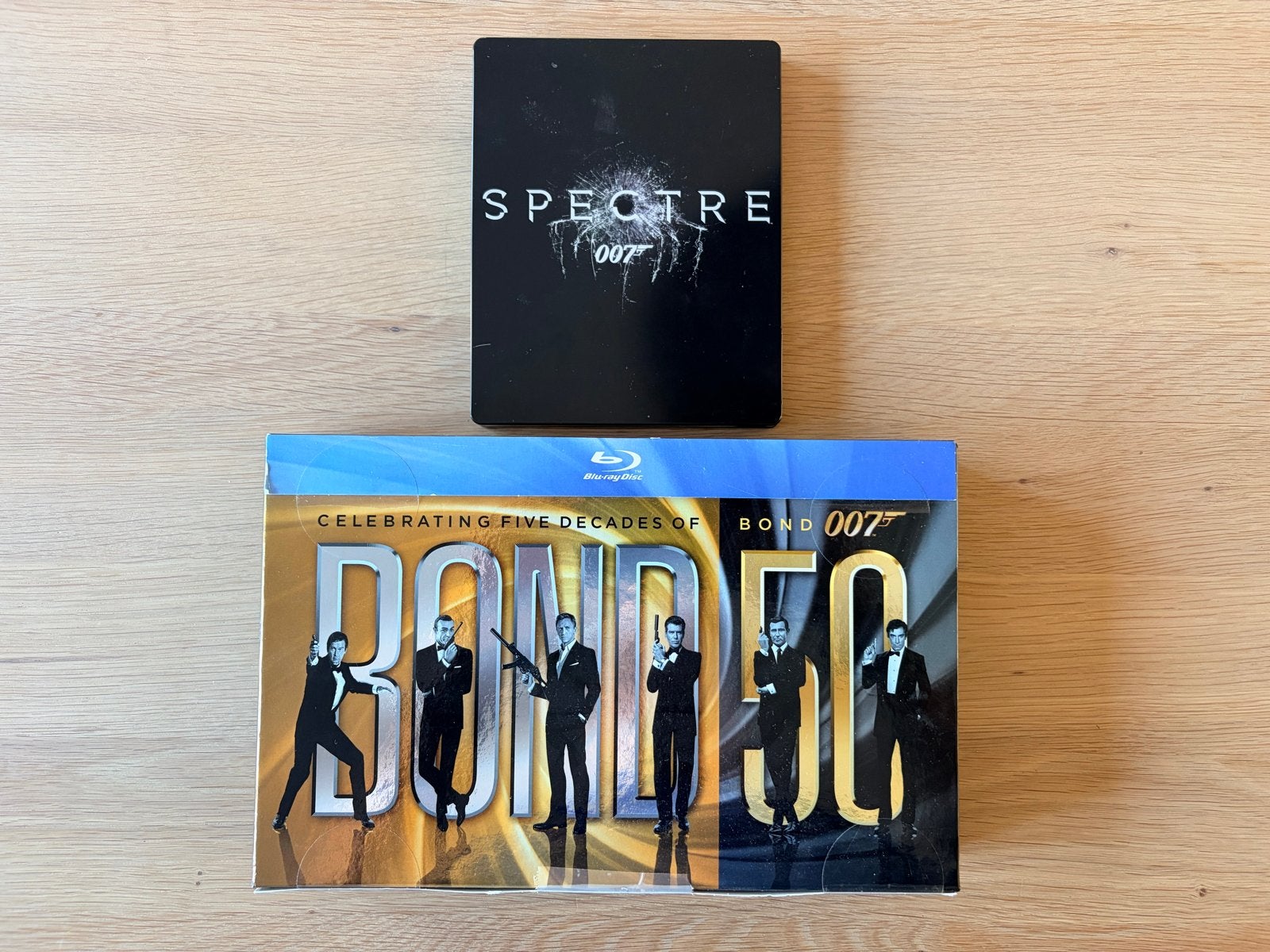 James Bond 50th Anniversary Blu-ray Boxset + Spectre Steelbo, Engels, Nederlands, Boxset, Actie